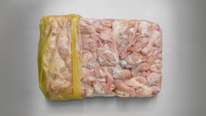 Кожа цыплёнка-бройлера — замороженная продукция