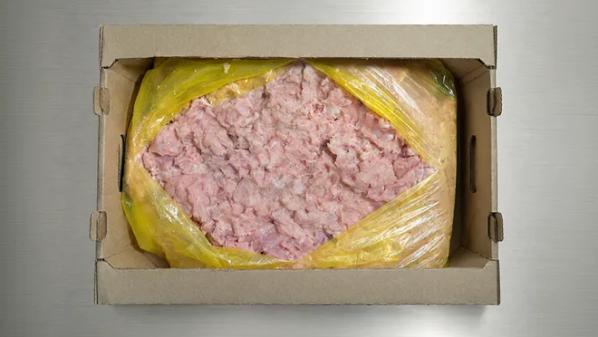 Мясо индейки рубленое белое — охлаждённая продукция